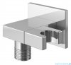 Kohlman Axis zestaw prysznicowy z deszczownicą kwadratową 35x35 cm chrom QW210NQ35